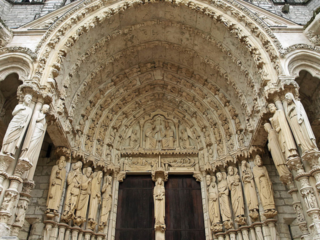 Portico de la catedral de Chartres