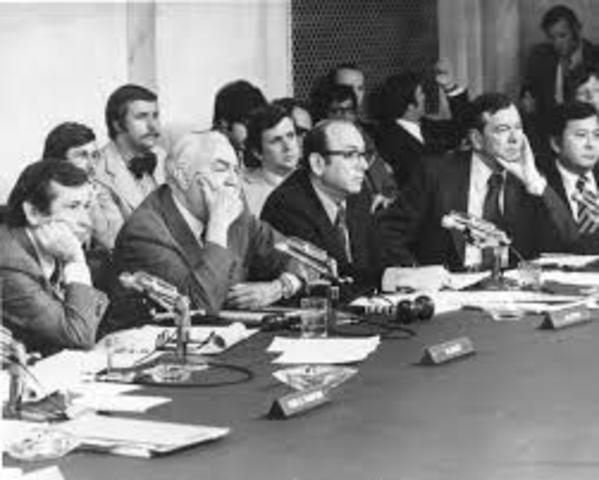 Nixon and the Watergate Affair Hearings