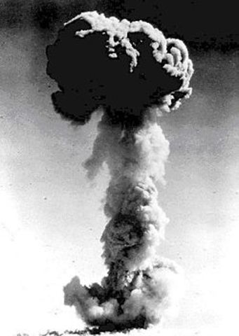 China tests first Atomic Bomb
