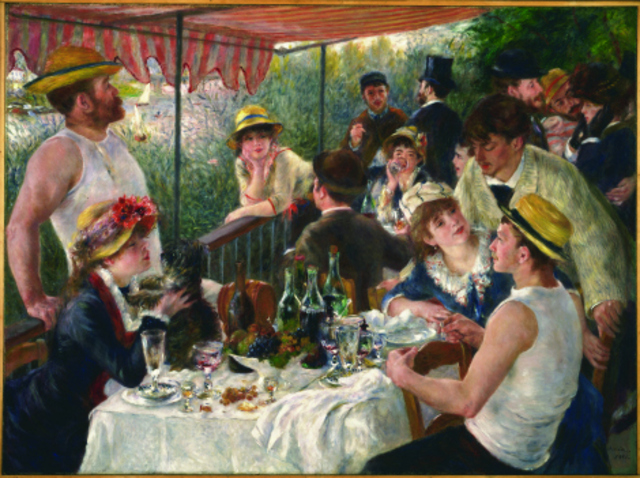 Luncheon of the Boating Party by Pierre-Auguste Renoir