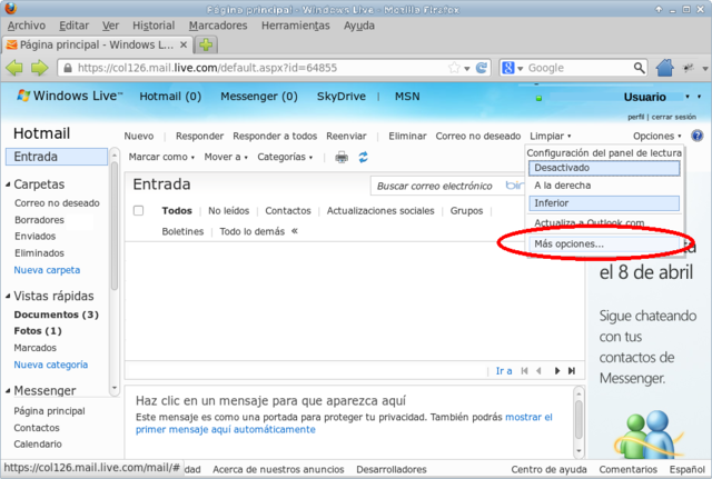 correo electronico masivo
