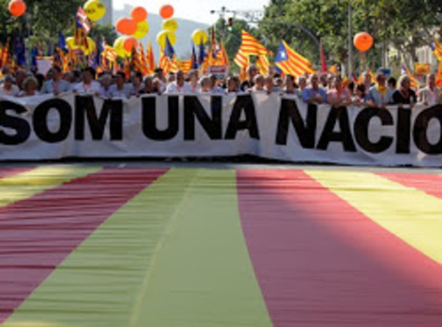 Manifestació retallada Estatut d'Autonomia de Catalunya (fet social)