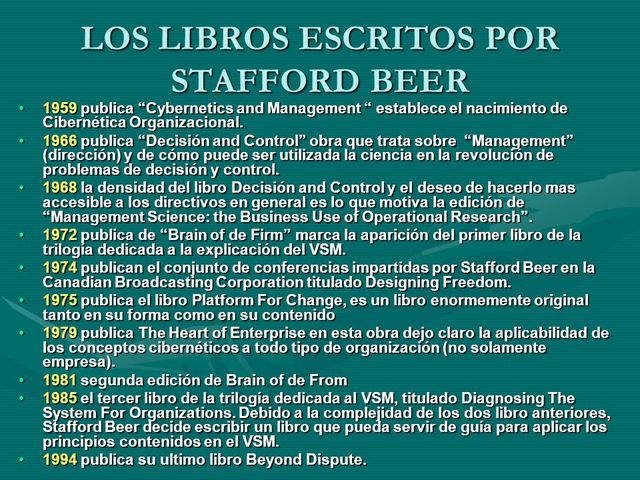 Nace Beer Stafford: Investigación Cibernética