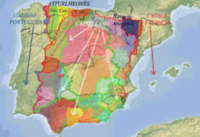 NACIMIENTO Y EXPANSIÓN DEL CASTELLANO.SIGLO VIII.