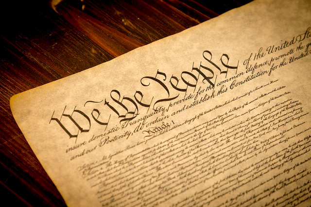 The US Constitution is adopted
