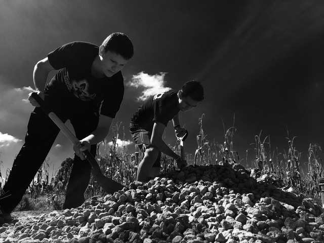 Taking out all the debris