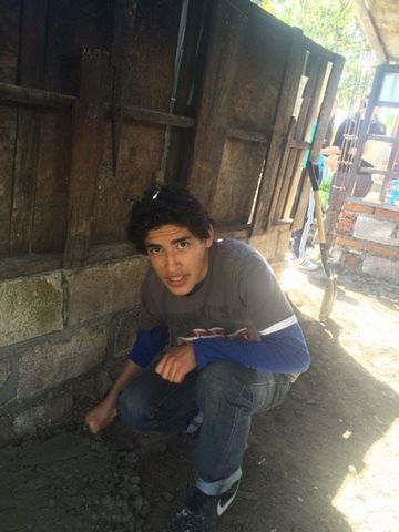 Flattening the cement mix