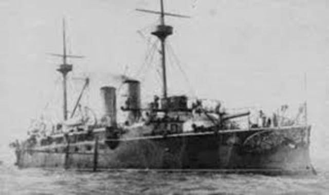 Flota del almirante Sampson bombardea a San Juan