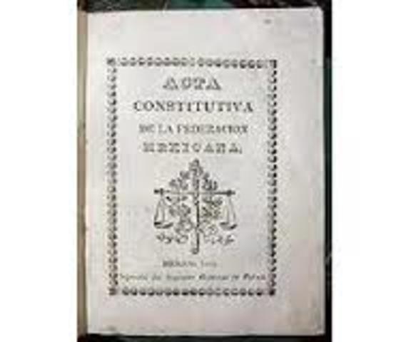 Acta Constitutiva de la Federación