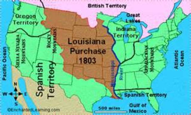 The United States officially takes control of Louisiana