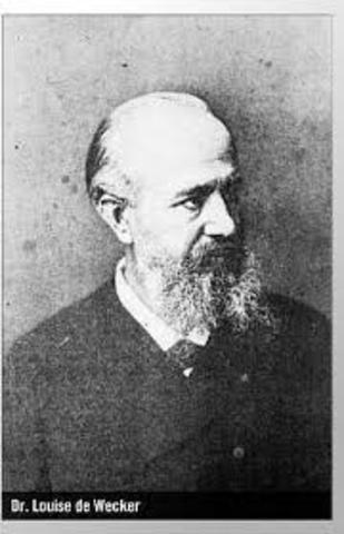 Nag-aral sa ilalim ni Dr. Louis de Wecker