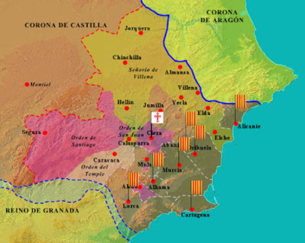 Conquista del reino de Murcia por los reinos cristianos
