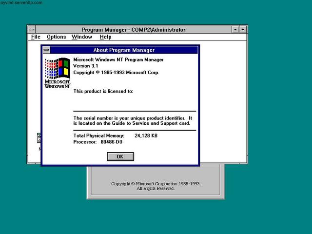 Windows NT 3.1