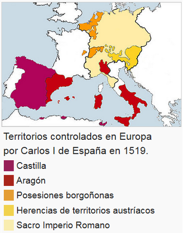 Carlos V, emperador del Sacro Imperio Romano Germánico