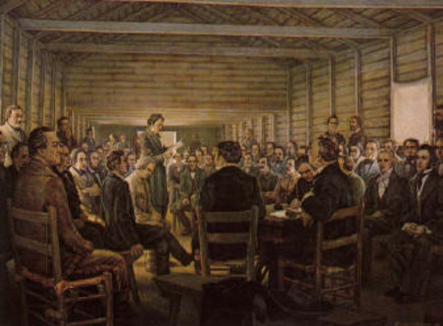 Texas Declares Independence From Mexico