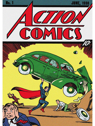 1930s: Great Depression and the golden age of comics