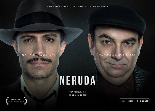 "Neruda" representará a Chile en los premios Oscar