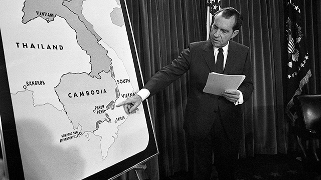 Nixon Approves Expanding War into Cambodia