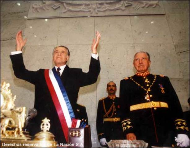 Patricio Aylwin primer presidente de la concertación