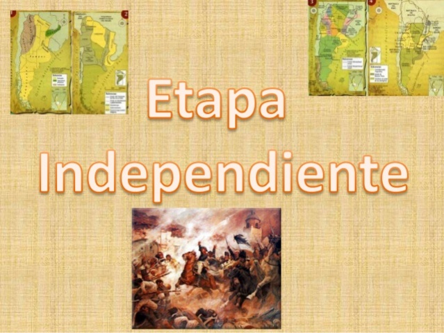 ETAPA INDEPENDIENTE 1820-1857
