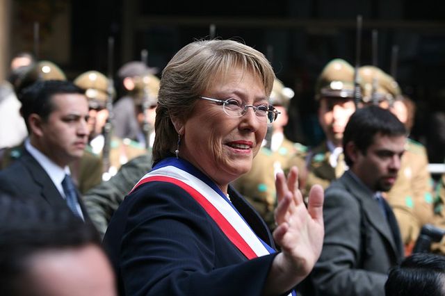 Michelle Bachelet cuarto y ultimo presidente de la concertación