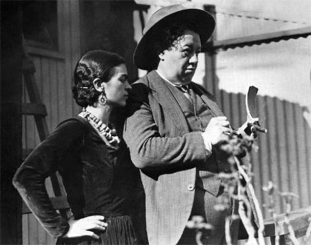 casamiento con Diego Rivera