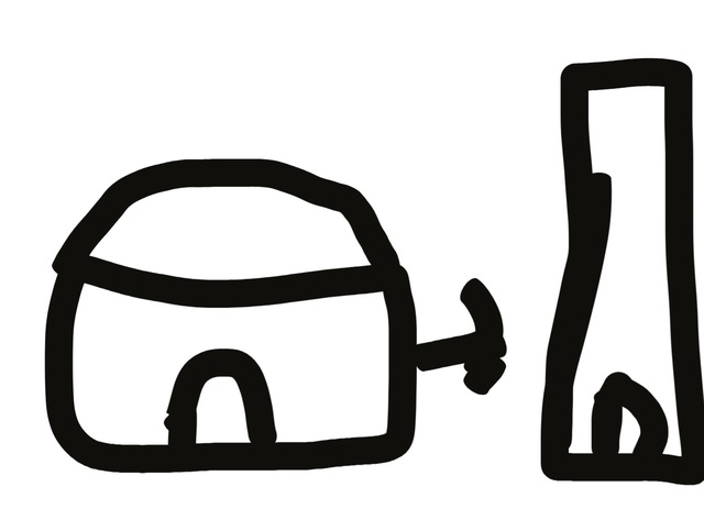 La familia de mi madre se mudaron al ciudad