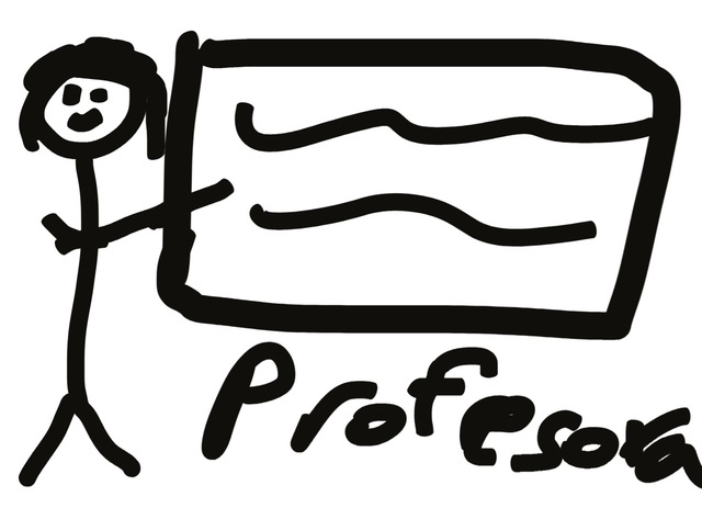 Mi madre trabajó como una profesora