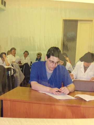 Tigran is a student of medical college