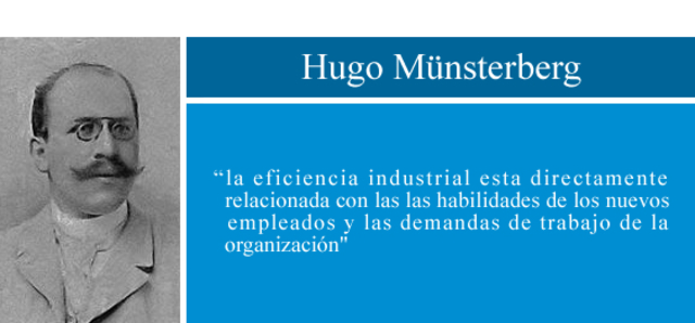 Hugo Münsterberg-Psicología industrial