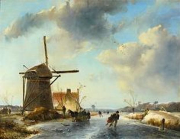 Johan Barthold Jongkind draws A Roadside Tavern (Art)