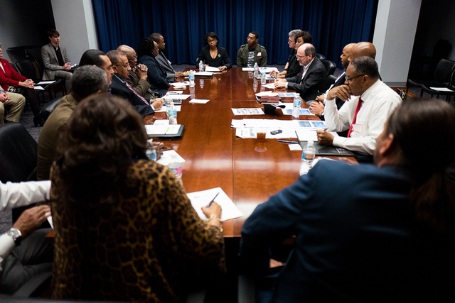 Late night police meetings