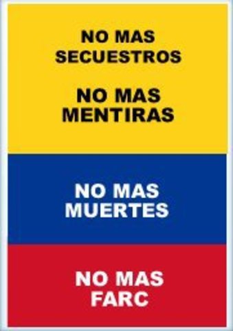 "un millon de voces contra las FARC"