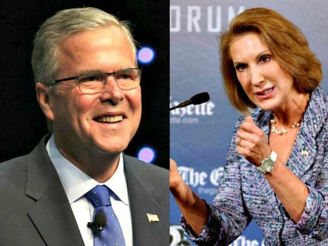 Fiorina and Bush end campaigns