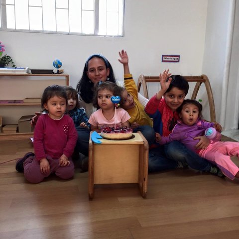 Celebrando en el trabajo