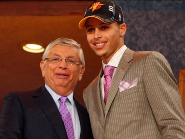 Stephen Curry Gets Drafted by the Golden State Warriors