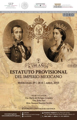 Estatuto Provisional del Imperio Mexicano 10 de abril de 1865