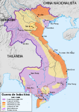 Discusión con la U.R.S.S por Indochina