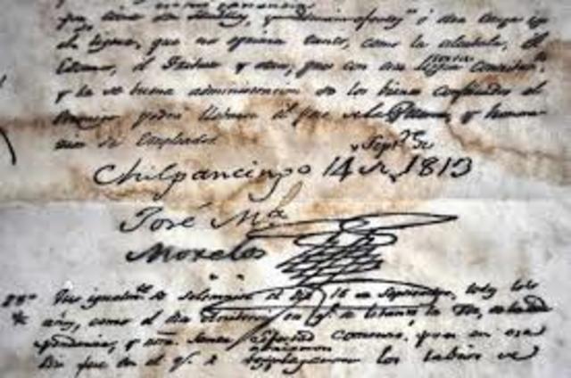 Sentimientos de la nación