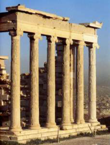 Columnas jonicas del Templo Erecteion