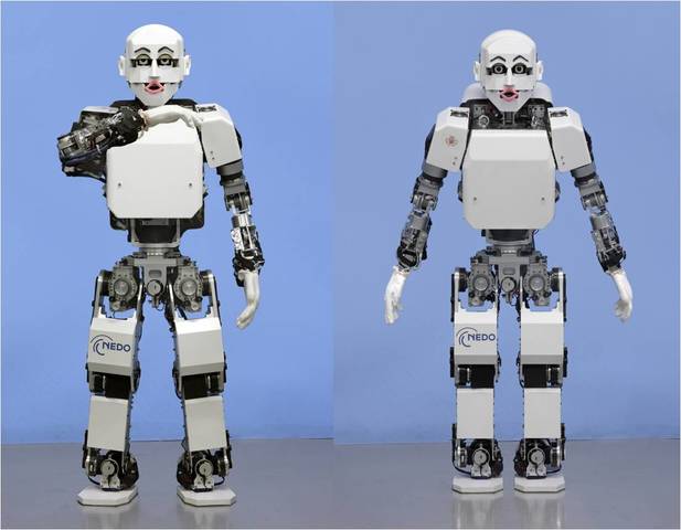 Robot kbian bipede expressif