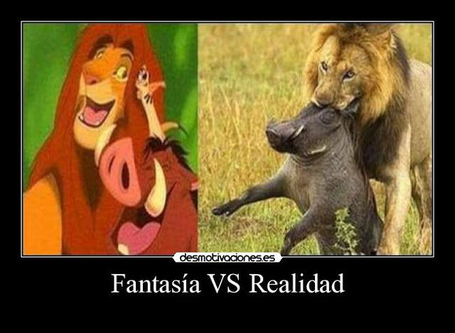 Fantasía VS Realidad
