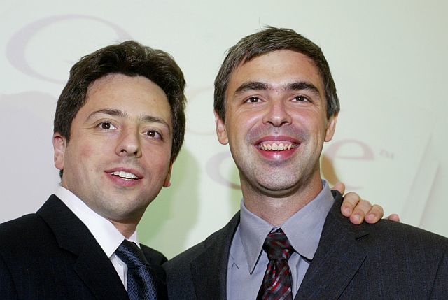 Larry Page eta Serguéi Brin