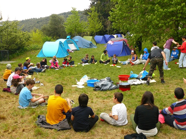 Primers campaments amb l'esplai