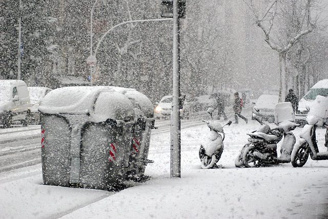 GRAN NEVADA A BARCELONA (FET CLIMÀTIC)