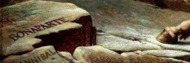 NAPOLEÓN CRUZA LOS ALPES DETALLE