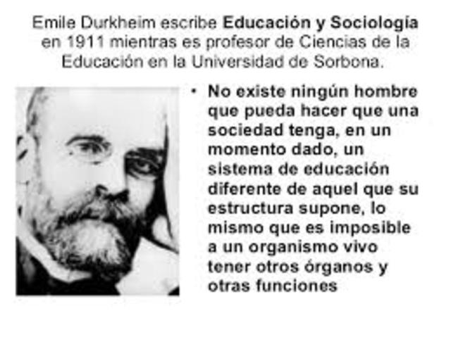 DURKHEIN (1858 - 1917)