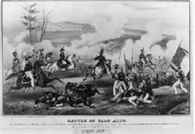 Polk orders troops to southern Texas