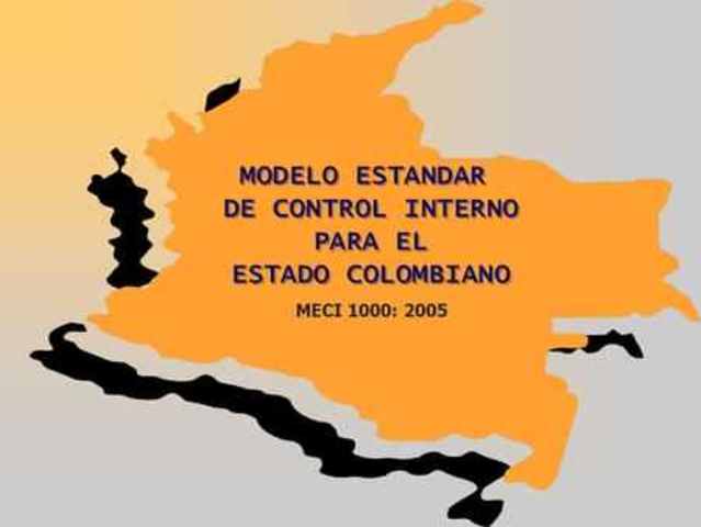 se adopta el modelo estándar de Control Interno para el Estado Colombiano, conocido MECI