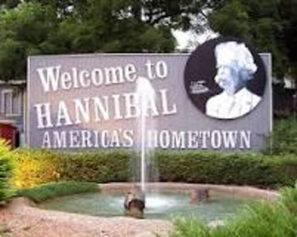 Moved from Florida, MO to Hannibal, MS